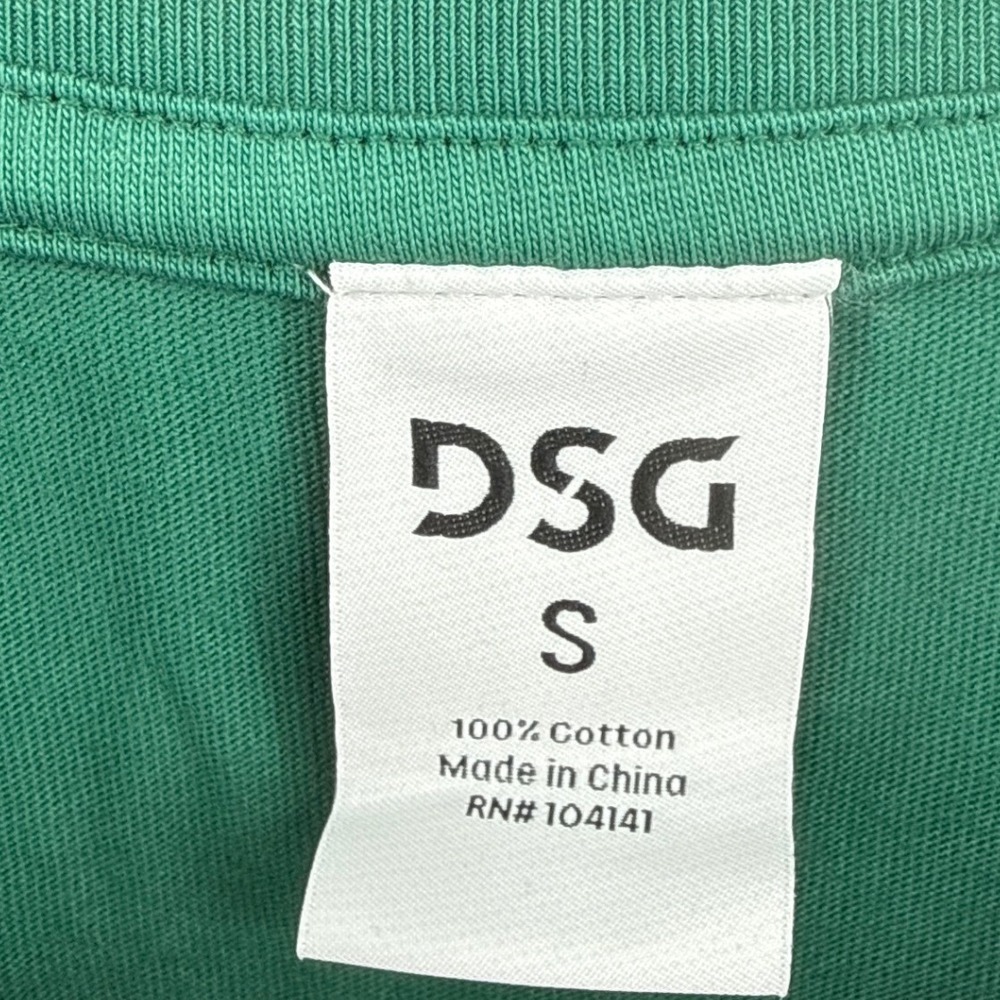 DSG Mens USA Graphic T-Shirt Green Short Sleeve Cotton Crewneck DSG24100 Small - Picture 6 of 8